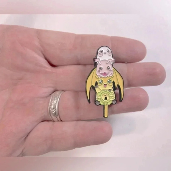 Digimon - The Crest of Hope w/ Poyomon, Tokomon & Patamon  ☀️💛 - Picture 4 of 5